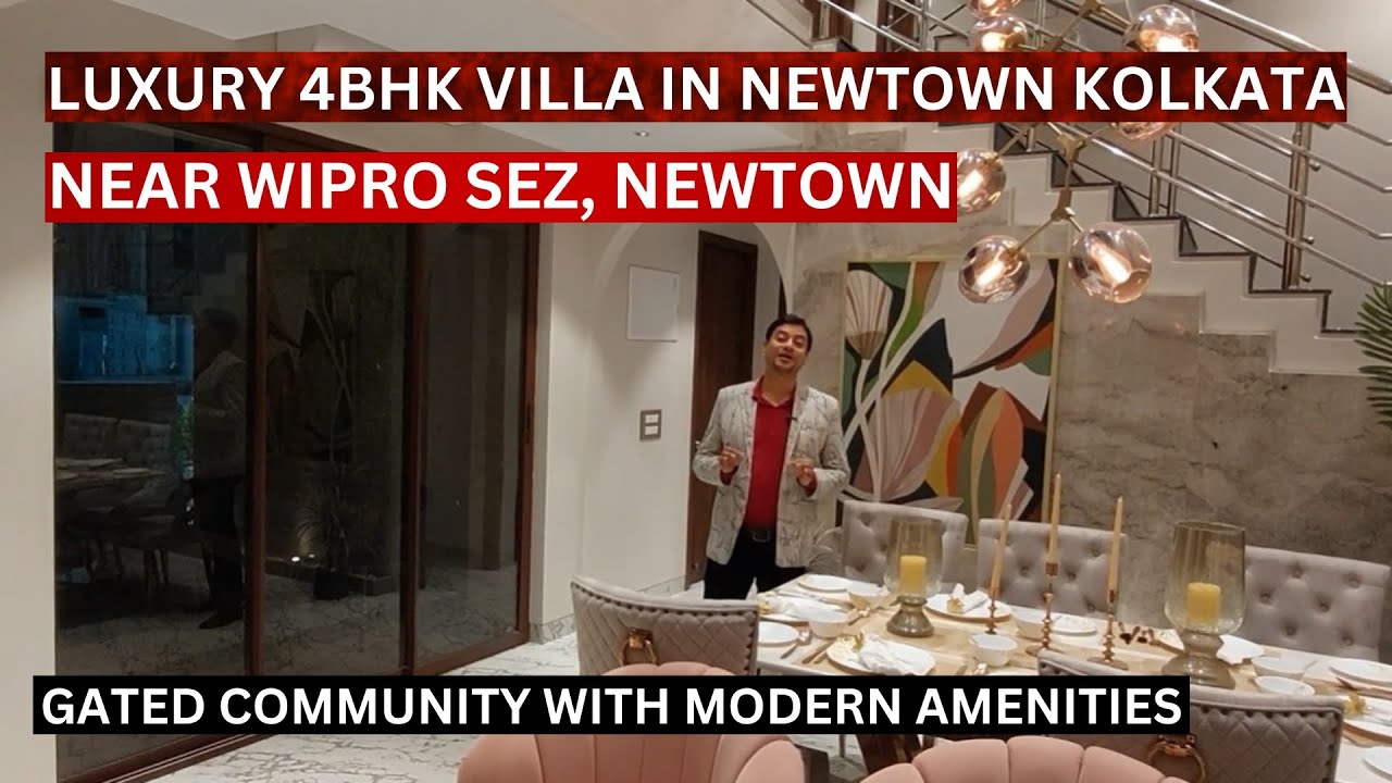 Best 4Bhk Bungalow In Newtown Kolkata near WIPRO SEZ | 3 Bhk Villa In Newtown Kolkata📞 8100293325
