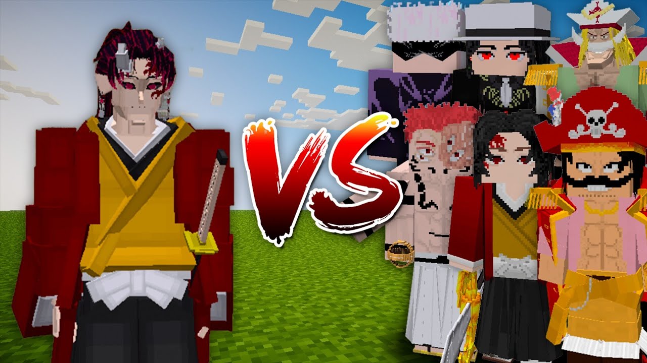 Demon Yoriichi vs Strongest Jujutsu Kaisen, One Piece and Demon Slayer Characters