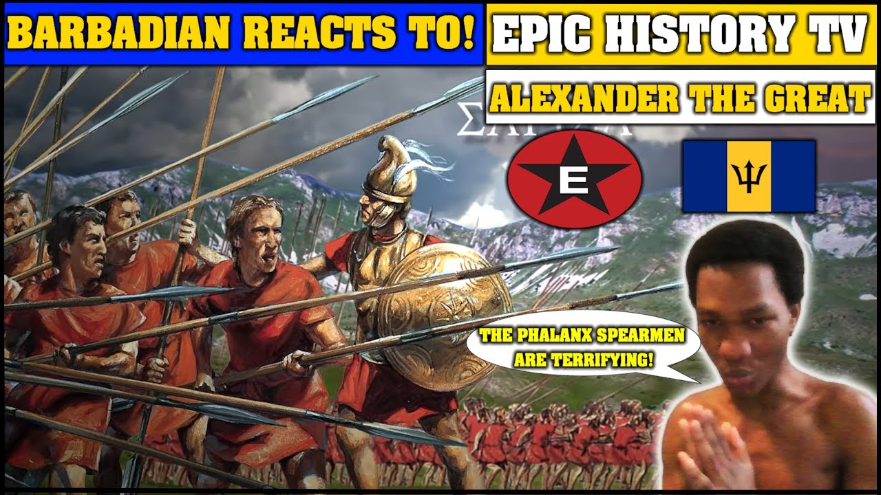 Barbadian reaction of epic history tv alexander the great reaction epic history tv reaction