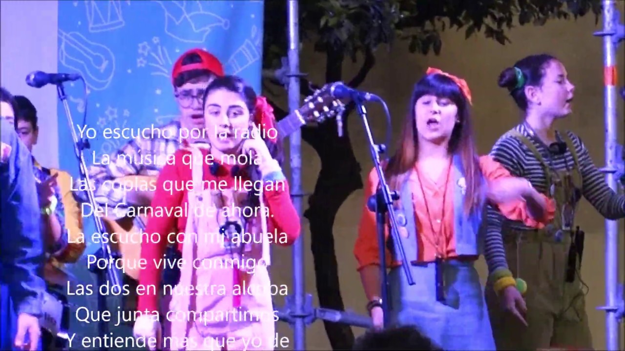 PASODOBLE A LAS ABUELAS con letra, COMPARSA JUVENIL COMUNICANDO, CARNAVAL CADIZ 2020
