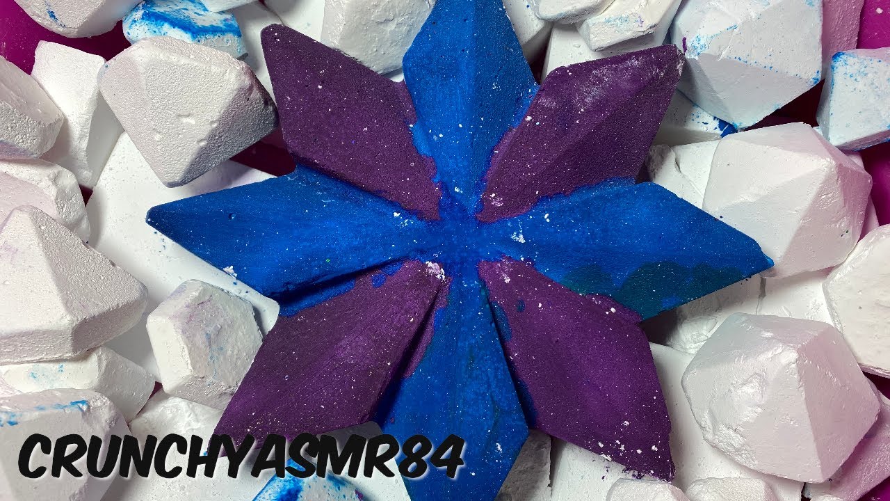Gym Chalk Star & Diamond Crush | Sleep Aid | Oddly Satisfying | ASMR