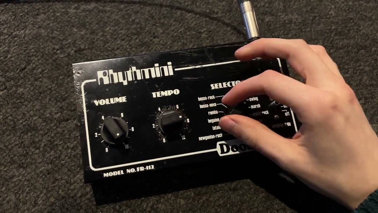 Doobie Rhythmini FR-112 preset rhythm drum machine