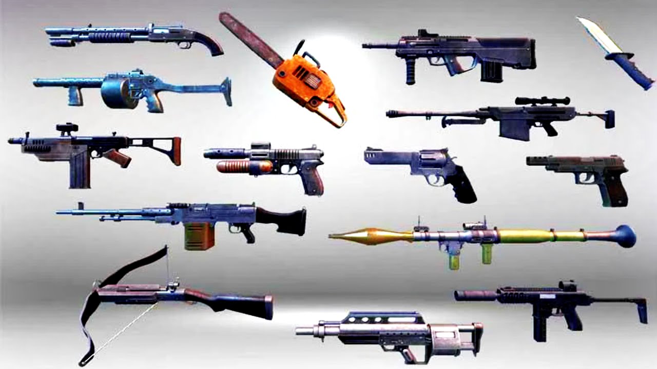 Monster Hunting City Shooting - All Weapons vs Dinosaurs.