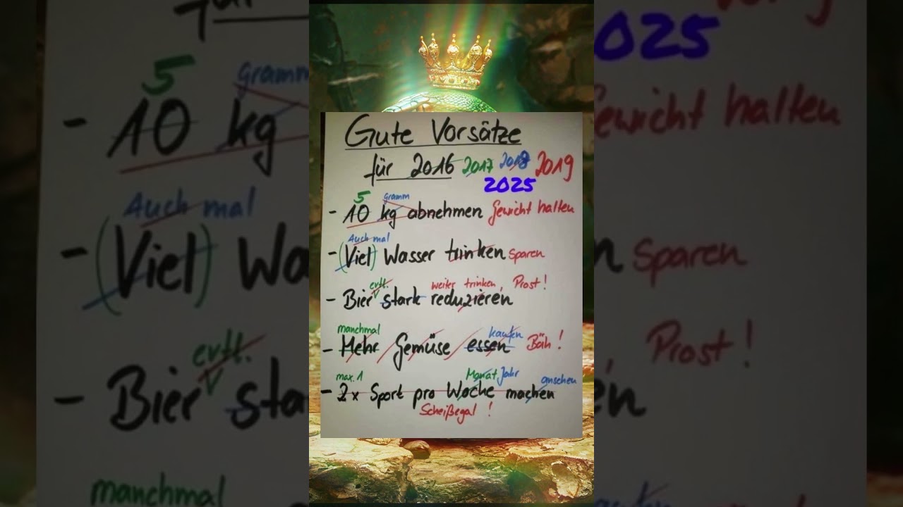 Gute Vors&auml;tze  #DeutscherHumor #юмор #lernendeutsch