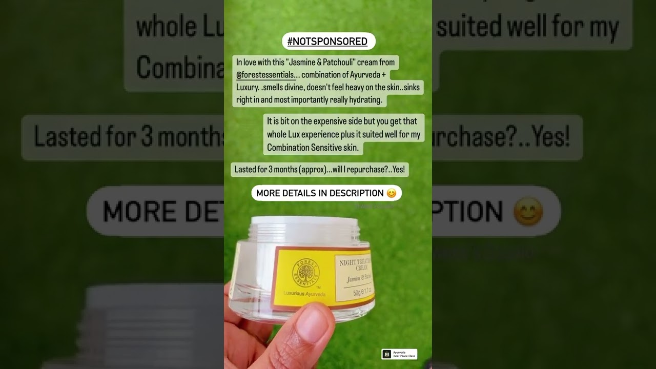 Forest Essentials Moisturizer #notsponsored Honest Review #shorts
