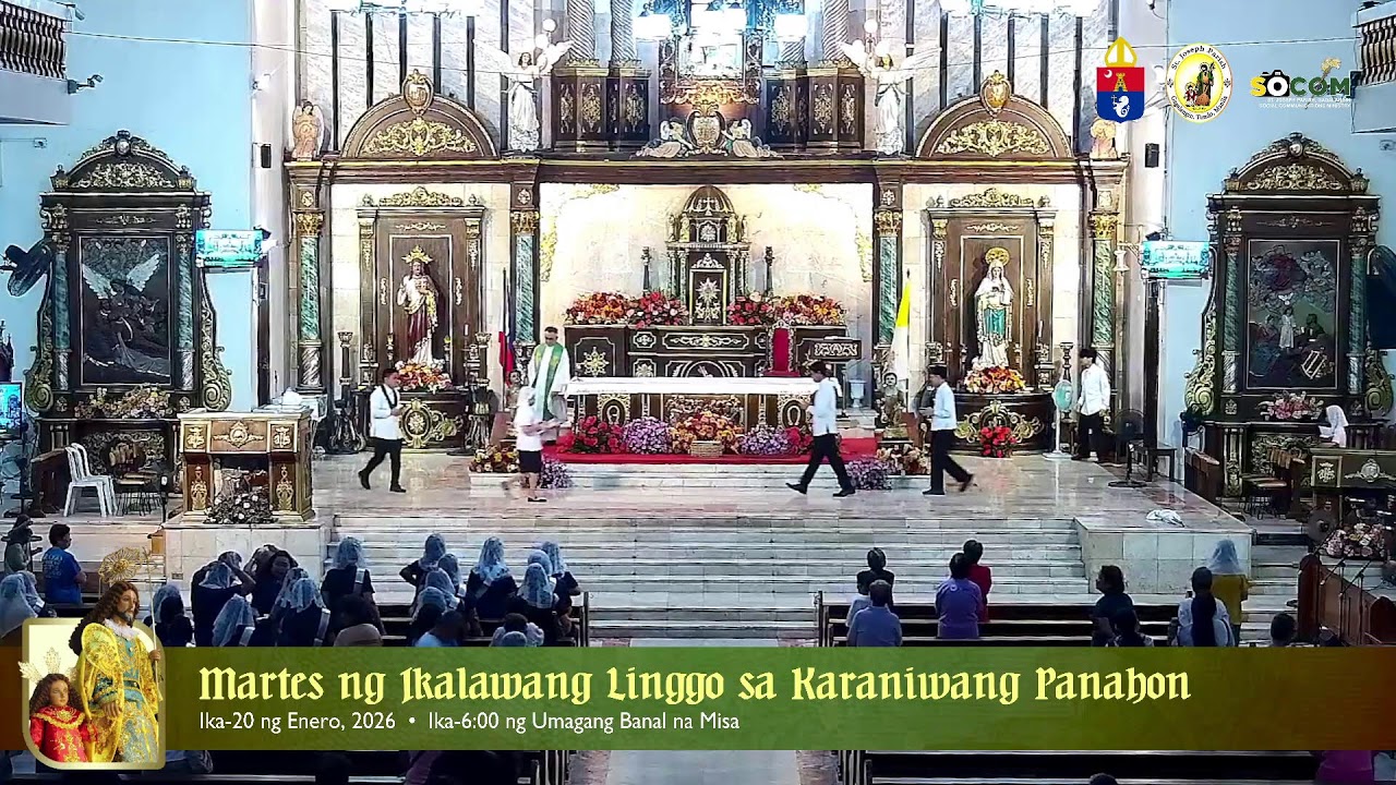 LIVE: Martes ng Ikalawang Linggo sa Karaniwang Panahon (Enero 20, 2026 - 6:00 AM Mass)