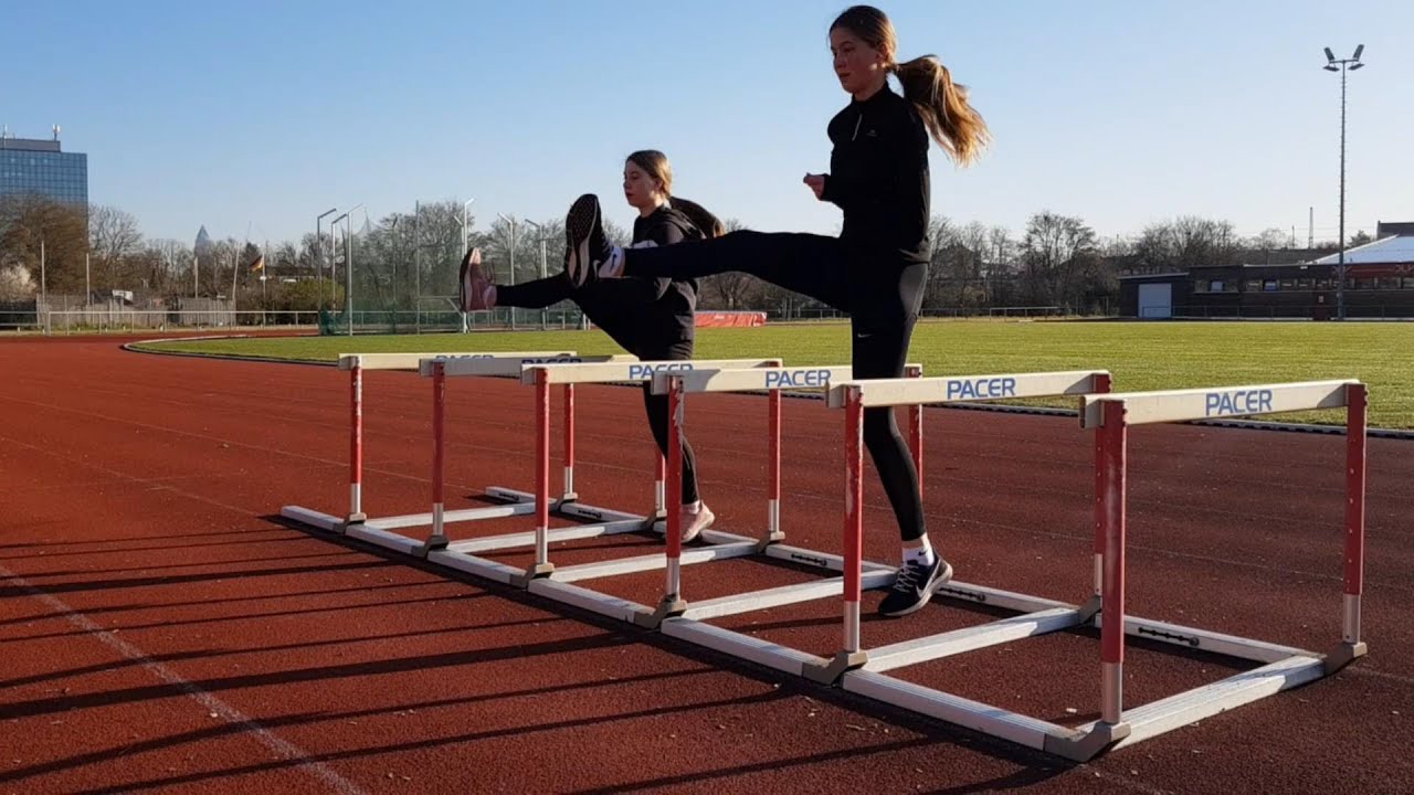 Training mit Abstand - Teil 58 - Hürdenschwungübungen - III Methodische Übungsreihe Hürden