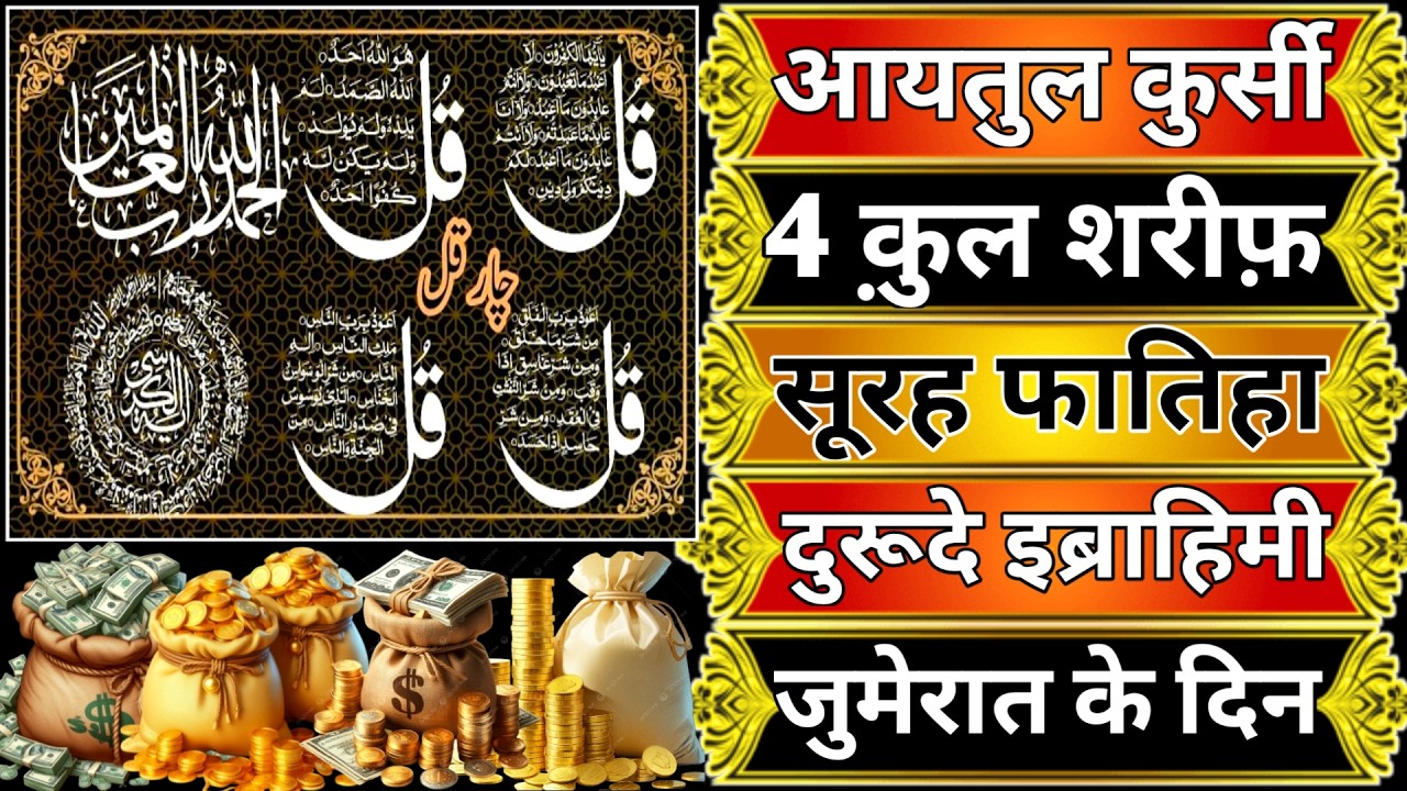 Morning Wazifa After FAJAR Prayers | 4 Qul | Ayatul Kursi | Surah Baqarah | Darood Tanjeena jumerat