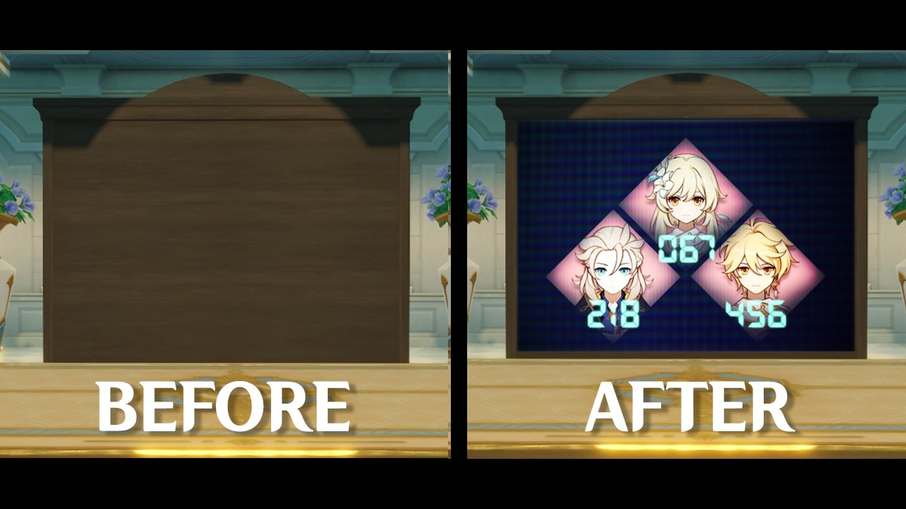Before and After: Squid Game x Genshin Episode 7