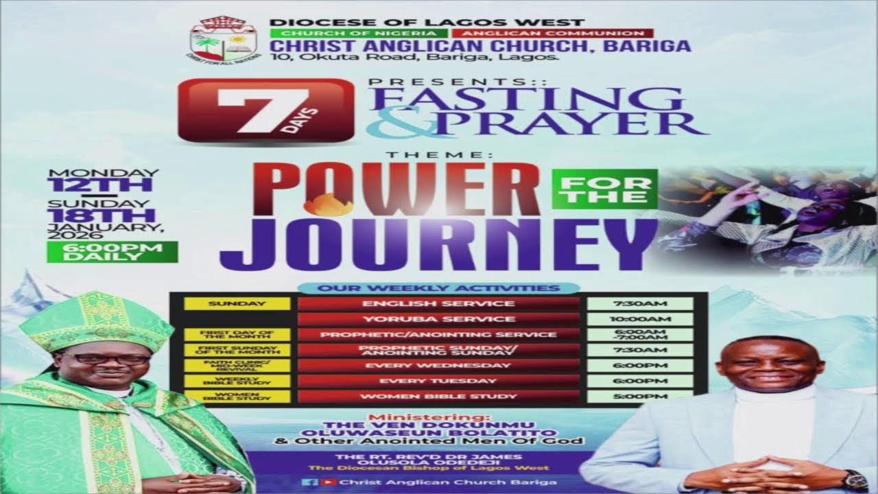 REVIVAL DAY 2 THEME: POWER FOR JOURNEY 13\01\2026