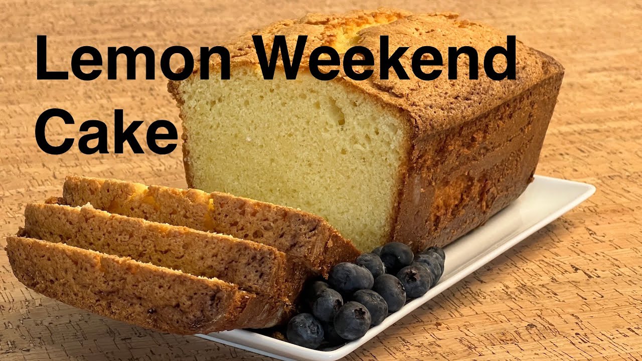 Everyone Will Love This Cake And You Too  - Lemon Weekend Cake - I Make This Cake Almost Everyday