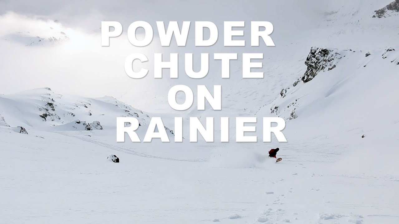 Mt Rainier Snowboarding [Nisqually Chute]