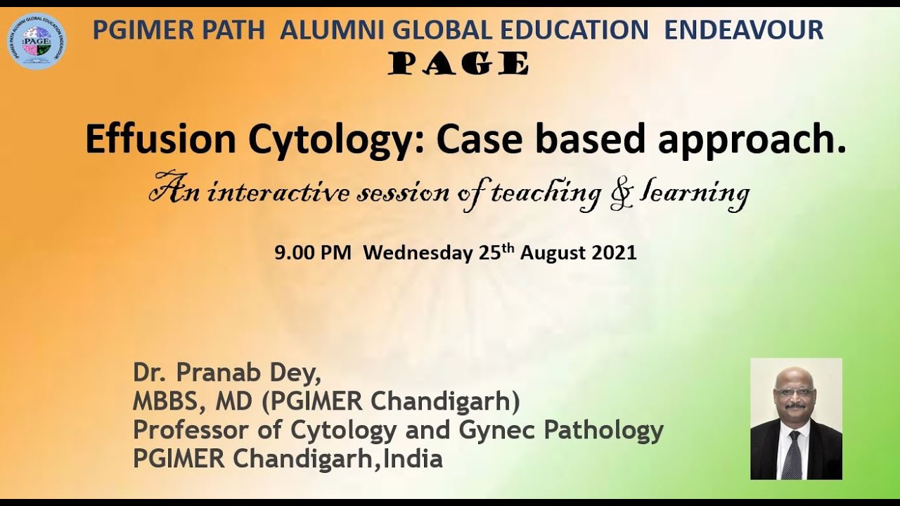 PAGE: CY-01- Effusion Cytology: Case based approach