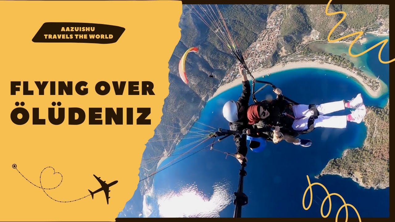 Flying over Oludeniz, Fethiye, Turkey | ওলুডেনিজের উপরে উড়ার সময়, ফেথিয়ে, তুরস্ক [#5]