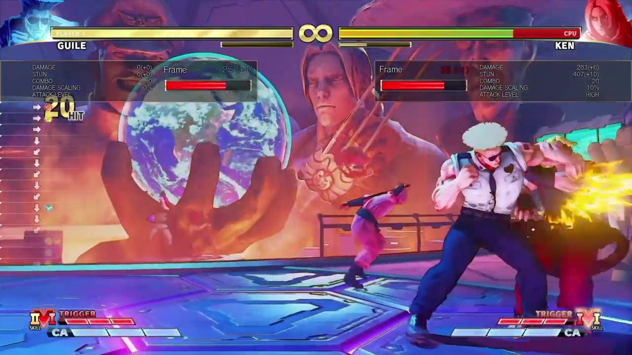 SFV CE S5 Guile VSkill 2 Combos