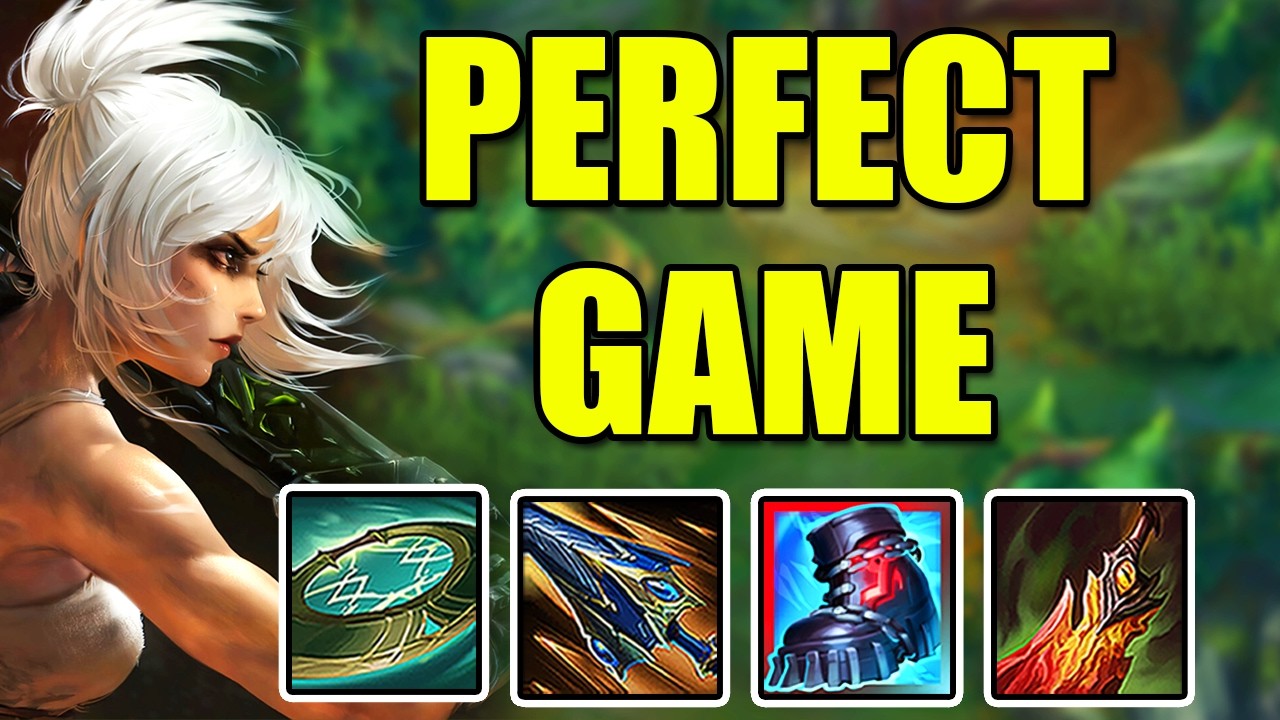 Rank 1 Riven Main DESTROYS Bot Lane in 15 Minutes | PERFECT GAME