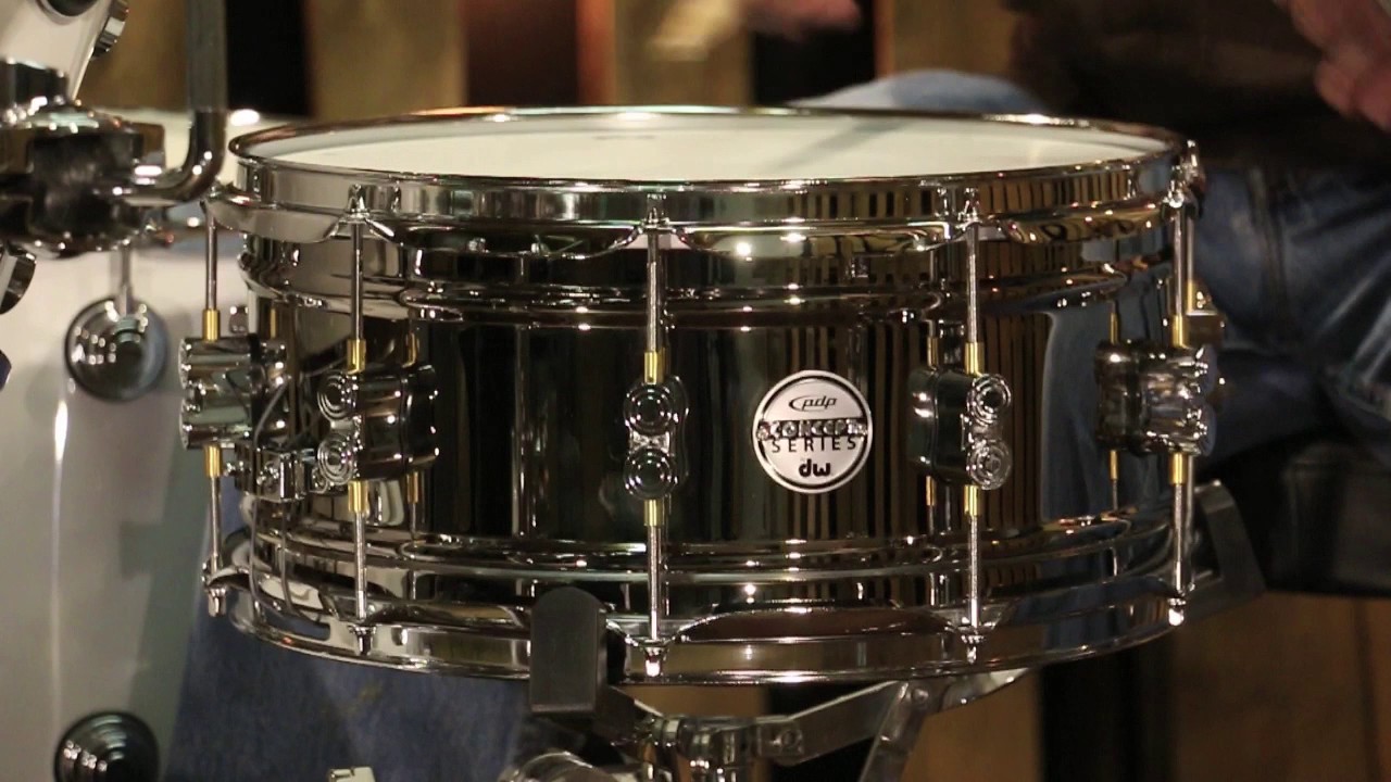 PDP Concept Series Black Nickel Snare Drum 6.5x14