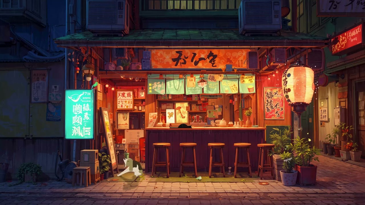 Rainy Night Izakaya 🏮 Chill & Cozy Lofi Beats for a Peaceful Mind 🎧 Lofi Hip Hop Mix