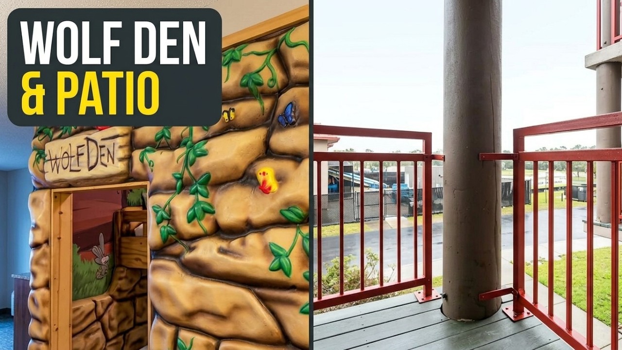 Inside the Wolf Den Suite (Patio) Great Wolf Lodge in Cincinnati, Mason Ohio ASMR #ASMR