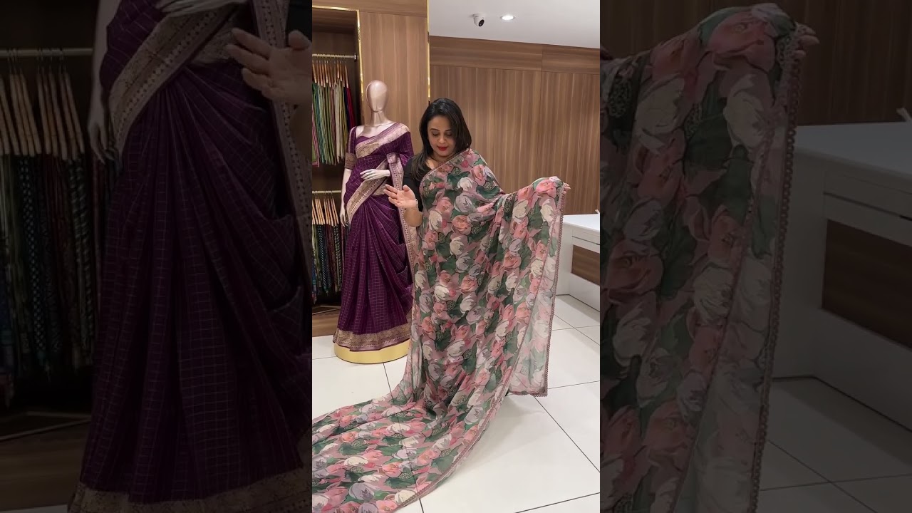 Manju warrier sarees collections for booking visits