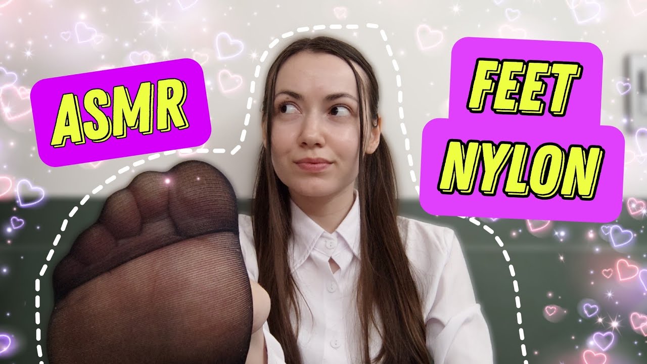 ASMR feet, nylon #asmr #asmrsounds