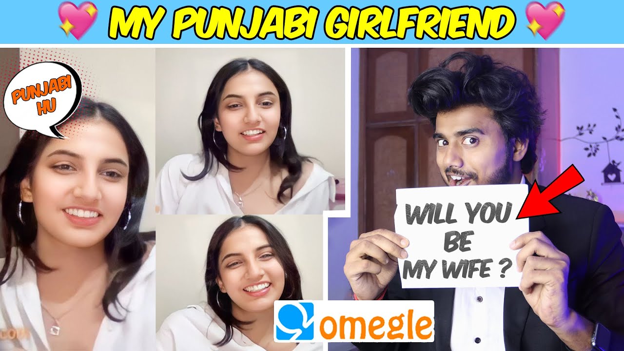 Omegle - My Punjabi Girlfriend | Omegle India | Indian boy found love on Omegle | @Adrishyaa