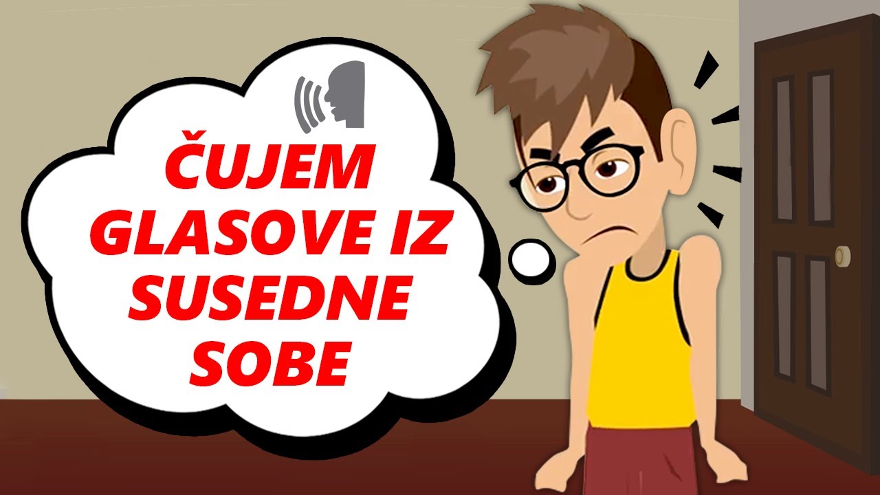 Glasovi koji su iza zida sprečavaju da se spava | &scaron;aljive animirane priče iz života