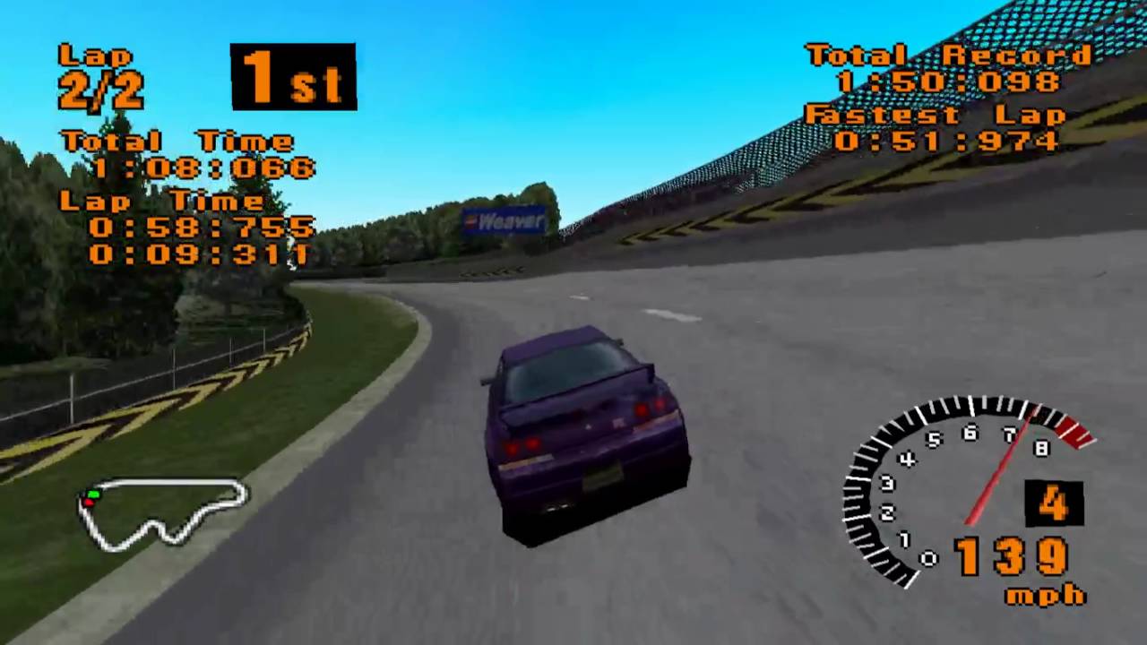 Gran Turismo 1 HD Gameplay (PS1 - PCSXR Widescreen GTE Hack)