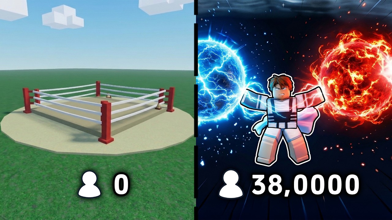 0人在線 vs 38萬人在線，Roblox格鬥遊戲差距有多大？