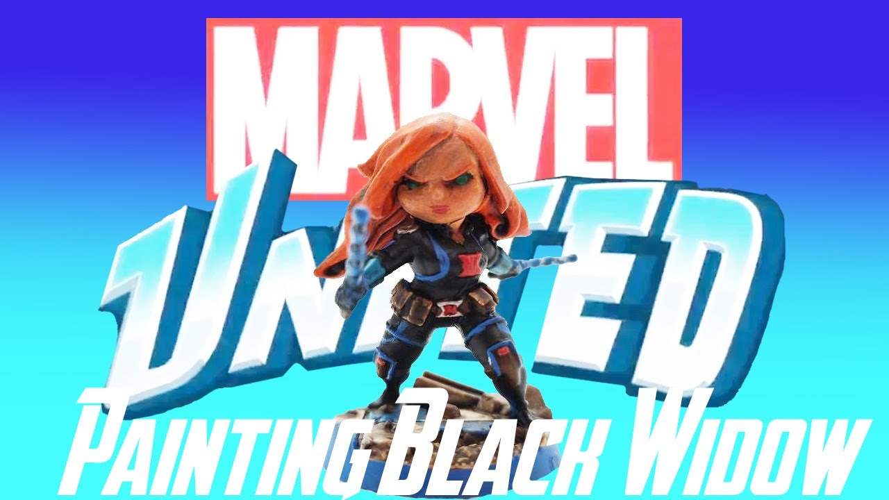Painting Black Widow//Marvel United