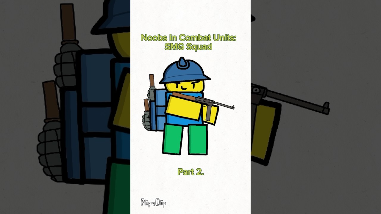 Noobs in Combat SMG Squad #roblox #robloxanimation #noobsincombat #robloxshorts #animation