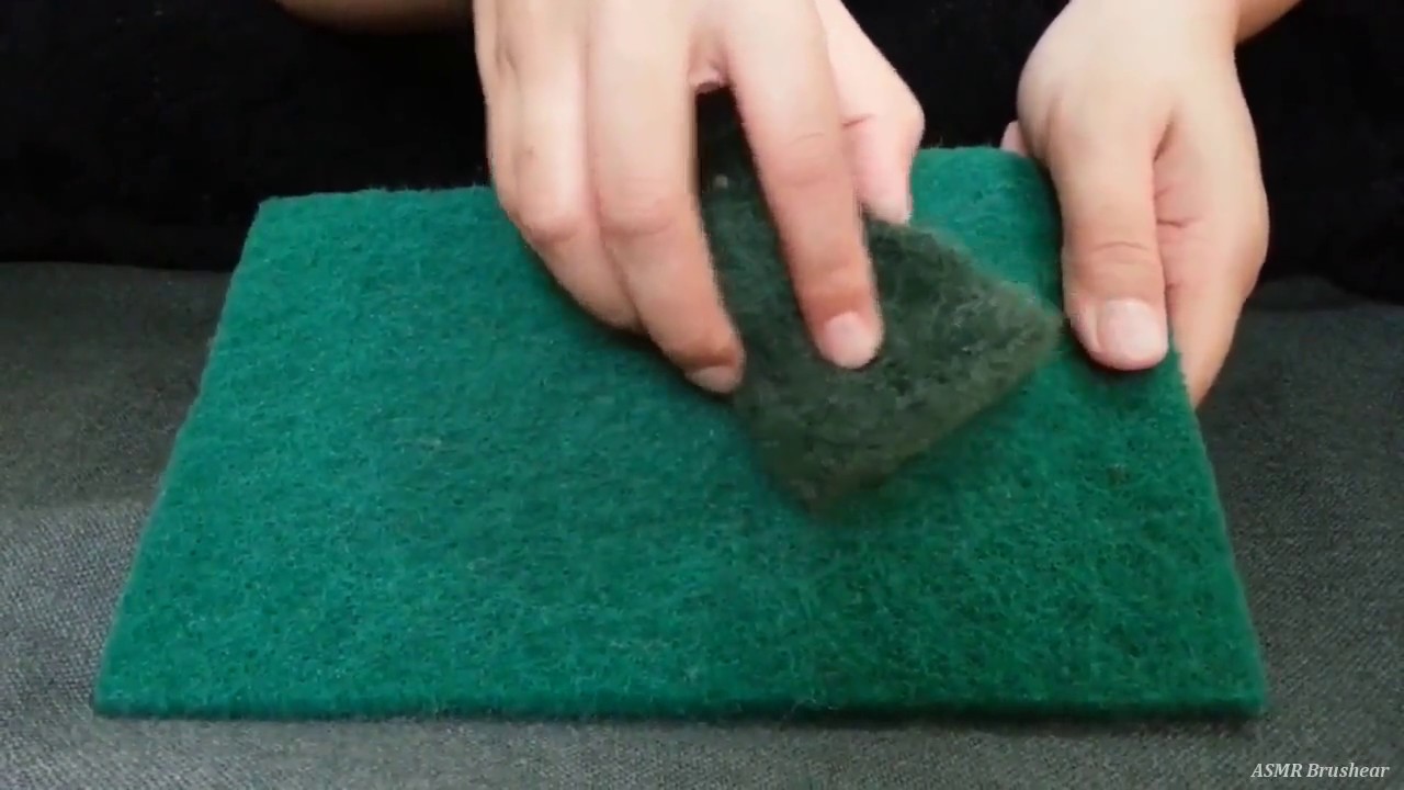 ASMR INTENSE! Pure Scourer Sponges Scratching over the Mic