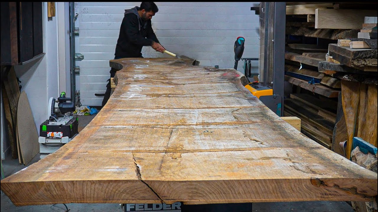 Turning 300-Year-Old Elm into a Table
