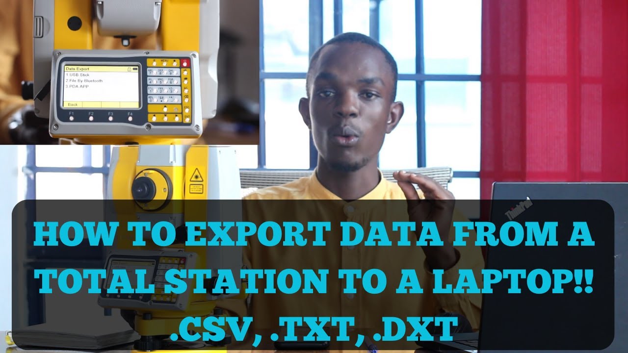 How to export Data from a Total Station to Laptop |N3+ |N6+ series