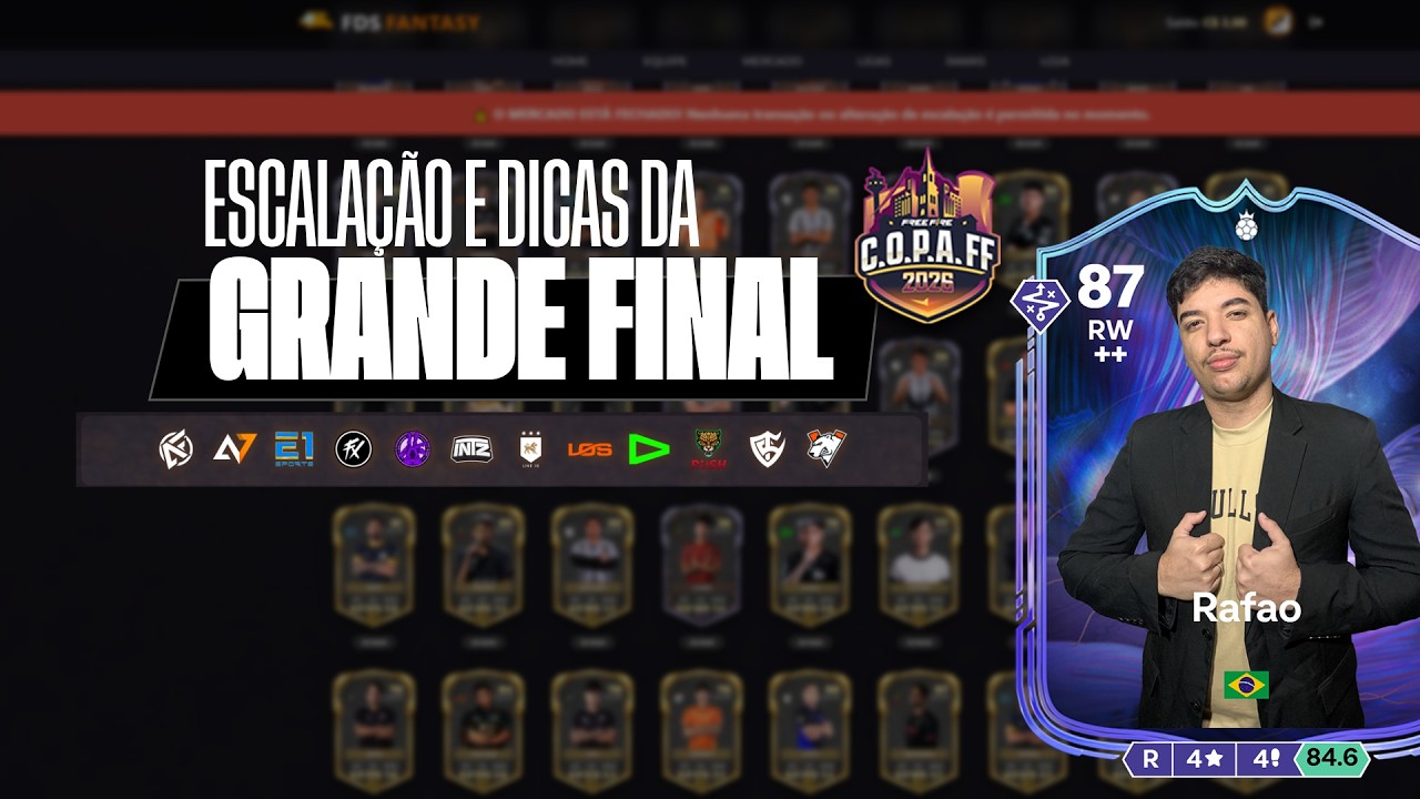 PRÉ COPA FF GRANDE FINAL - FDS FANSATY VAMOS DE LOUD? FLUXO? LOS? Como valorizar e ter mais Cash