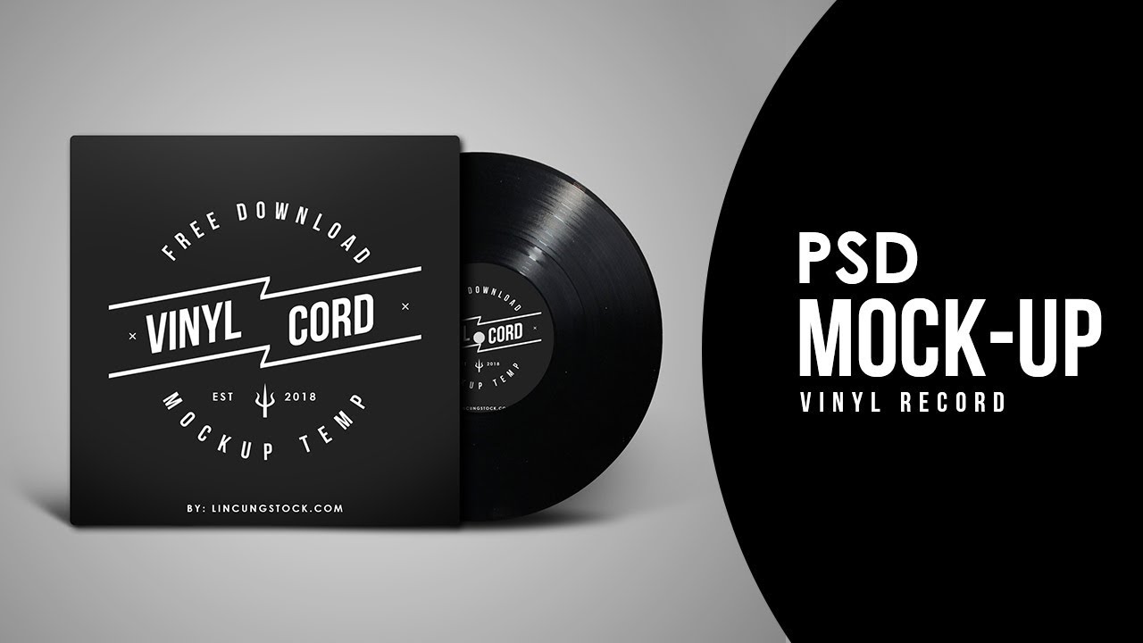 Lincungstock.com Guide - Free Download Vinyl Record MockUp - PSD File