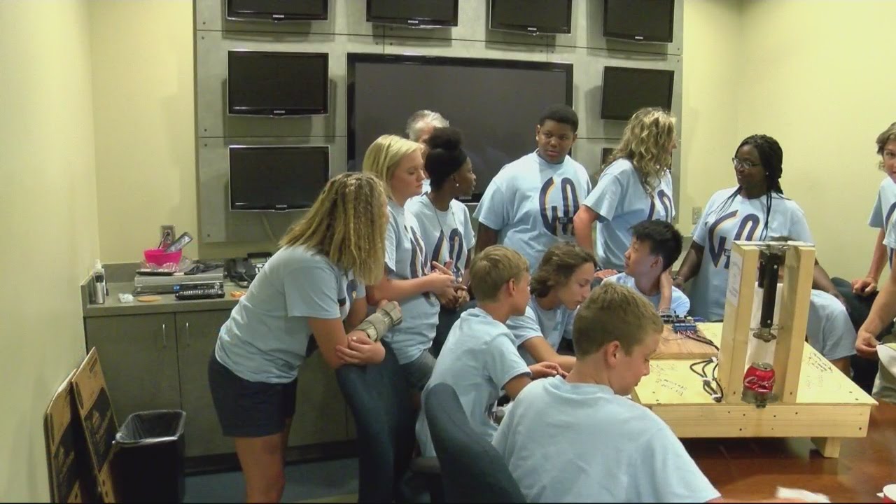 Wrens Middle School Beta Club builds national winning robotic drink server