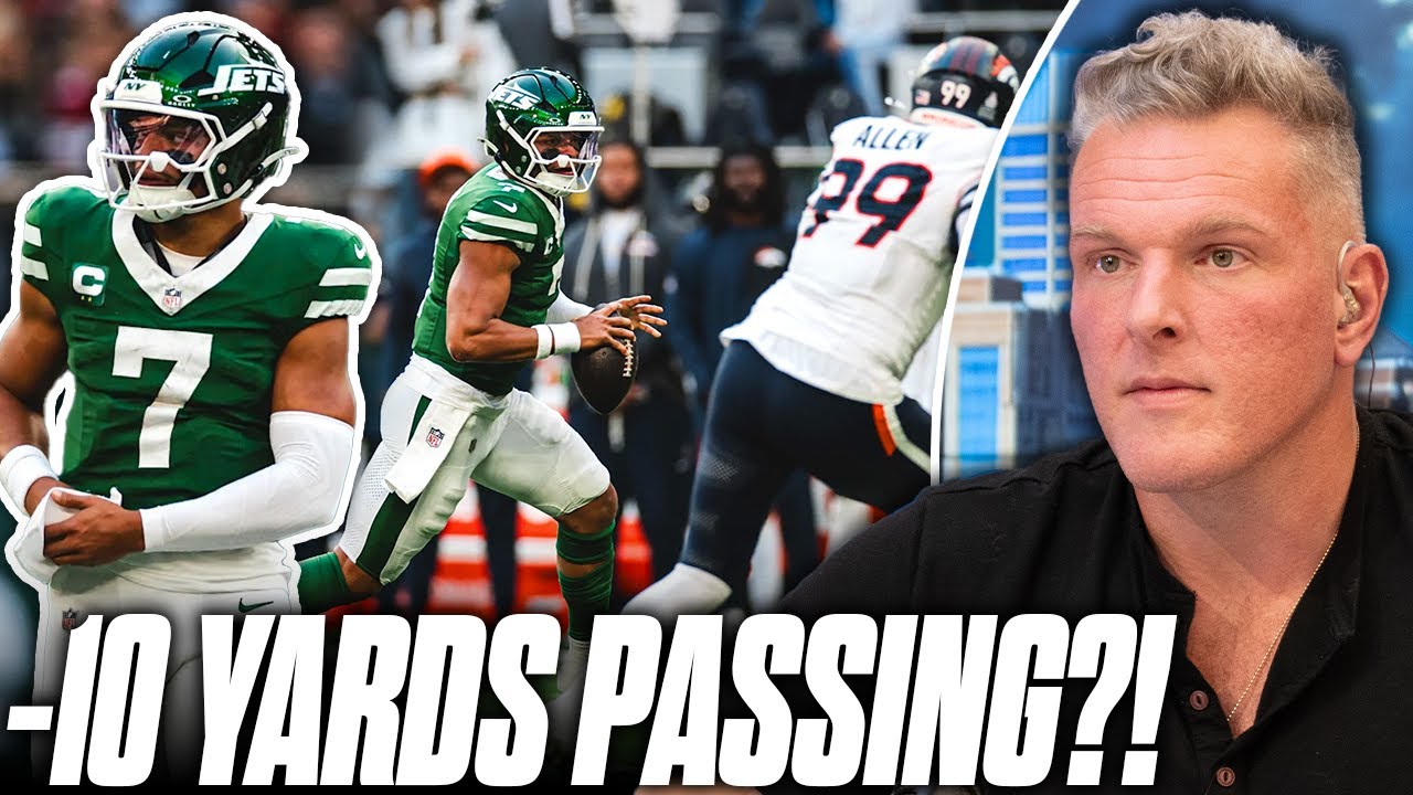Justin Fields Had -10 Net Passing Yards Against The Broncos... | Pat McAfee Show