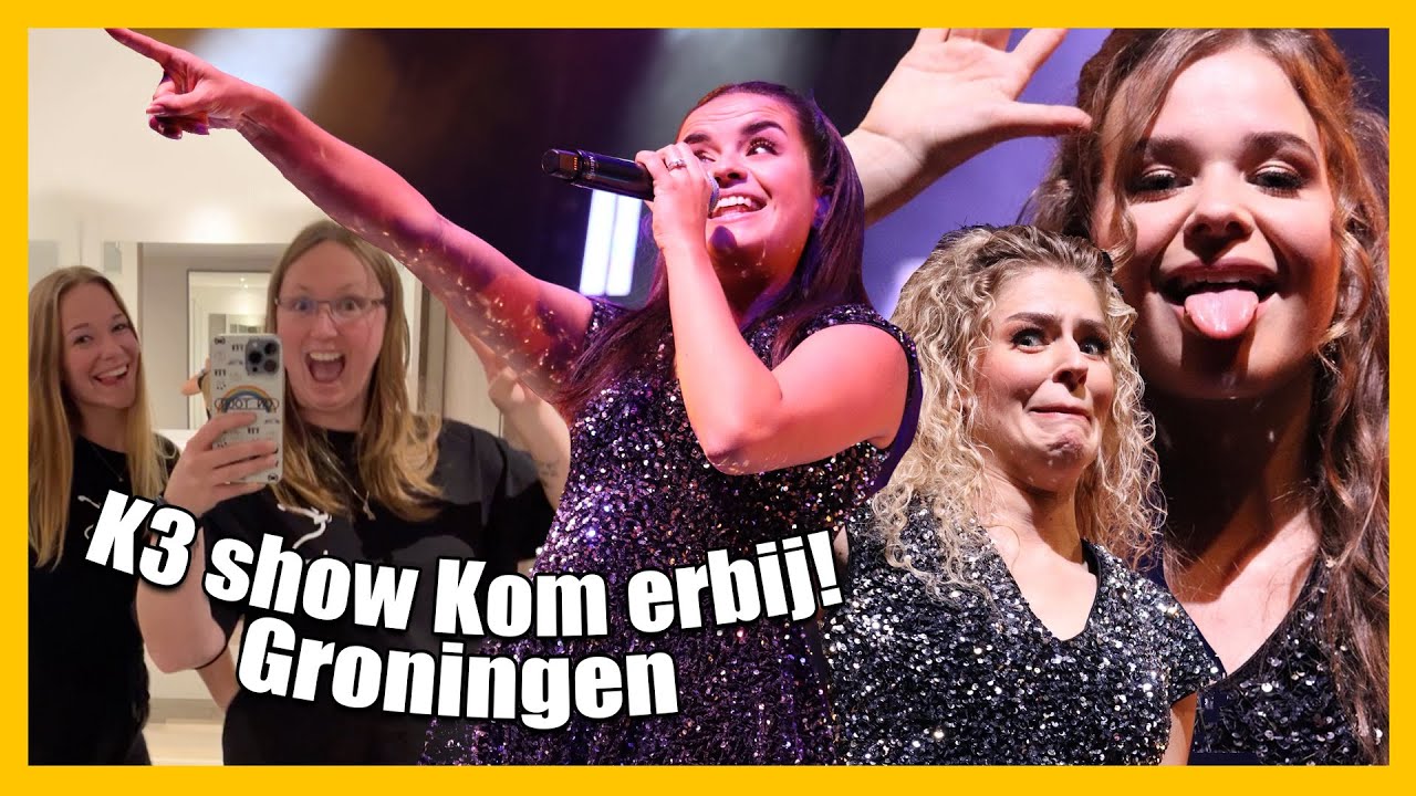Diede helpt Hanne bij de K3 show Groningen | VLOG #110