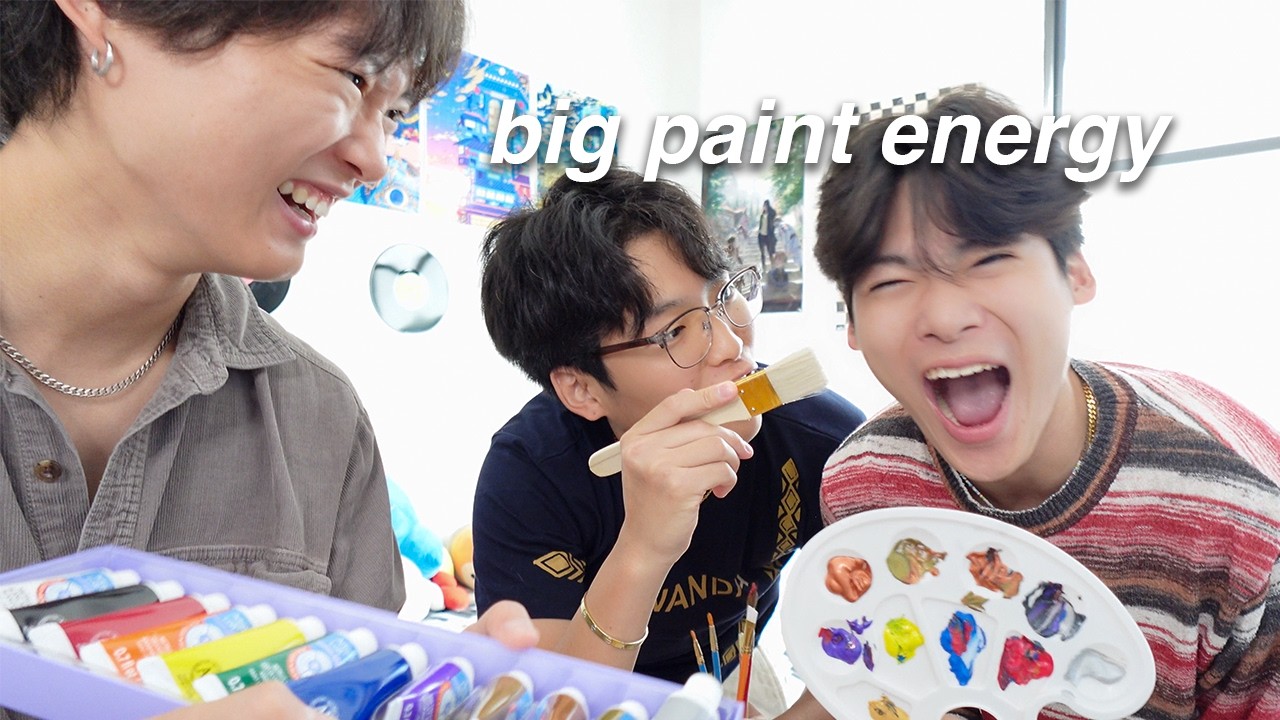 BROTHERS PAINT EACH OTHER CHALLENGE 🎨 *we stink lol*