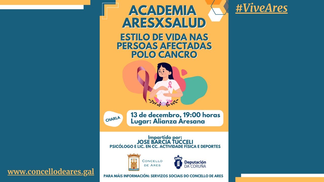 Academia Ares XSalud,  ‘Estilo de vida nas persoas afectadas polo cancro’
