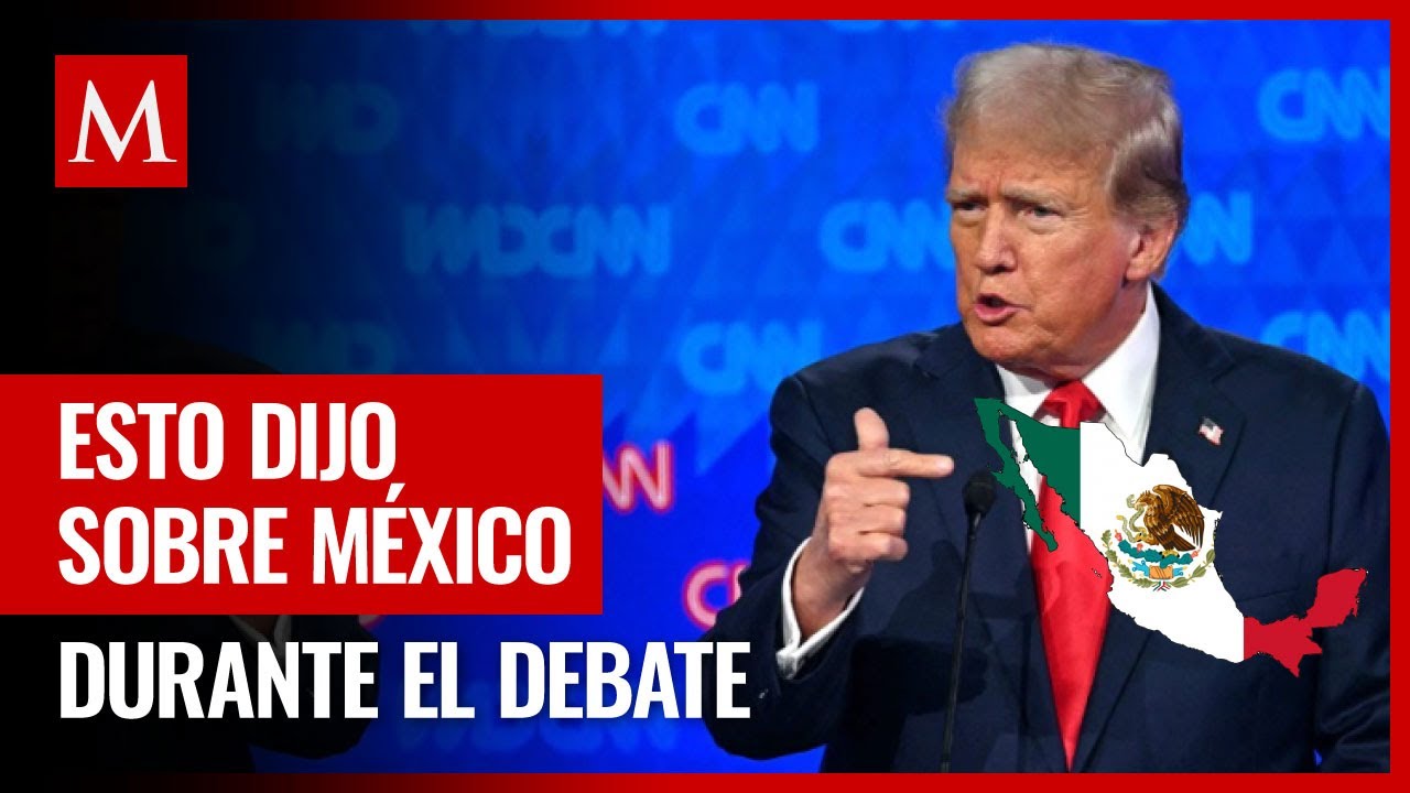 México provocó contundentes en debate entre Trump y Biden