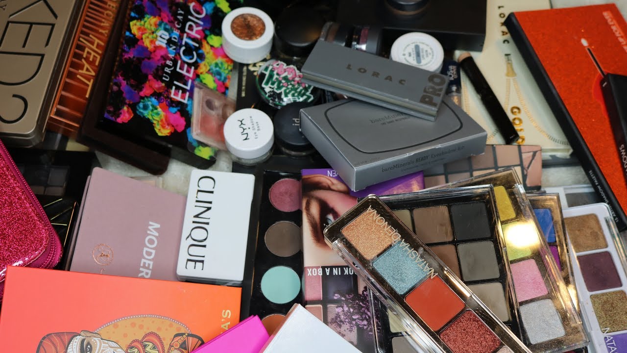 Declutter Eyeshadow Palettes