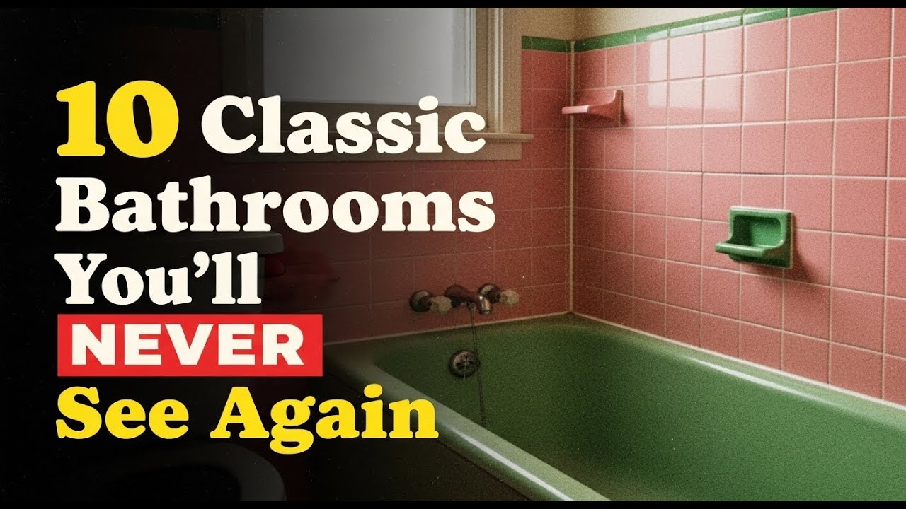 10 Vintage Bathroom Trends America Left Behind | Nostalgic Home Design