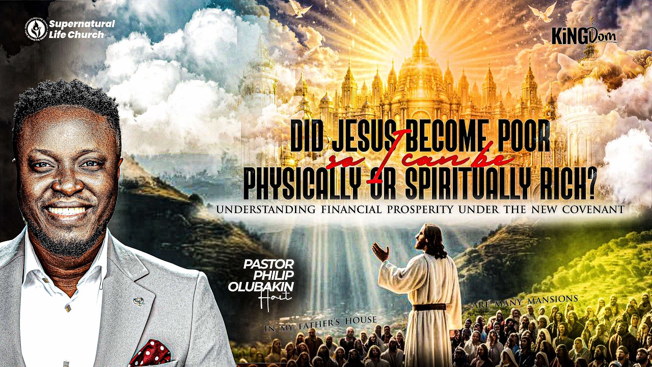 DID JESUS BECOME POOR SO I CAN BE PHYSICALLY OR SPIRITUALLY RICH ?