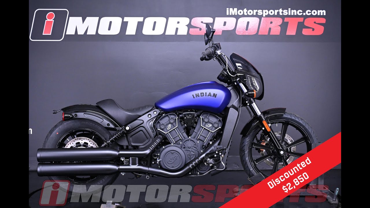 Большие скидки на последний оставшийся Indian Scout Rogue Sixty 2024 года.