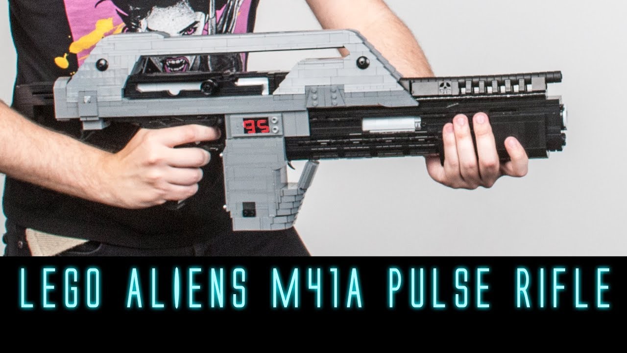 LEGO Aliens 🔹 LEGO M41A Pulse Rifle (with INSTRUCTIONS!)