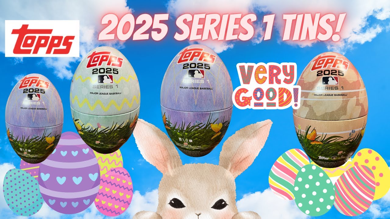 2025 Topps Series 1 Tins🔥 Spring Holiday 🐇  Easter Parallels #/d Cards!!! These are Good!!