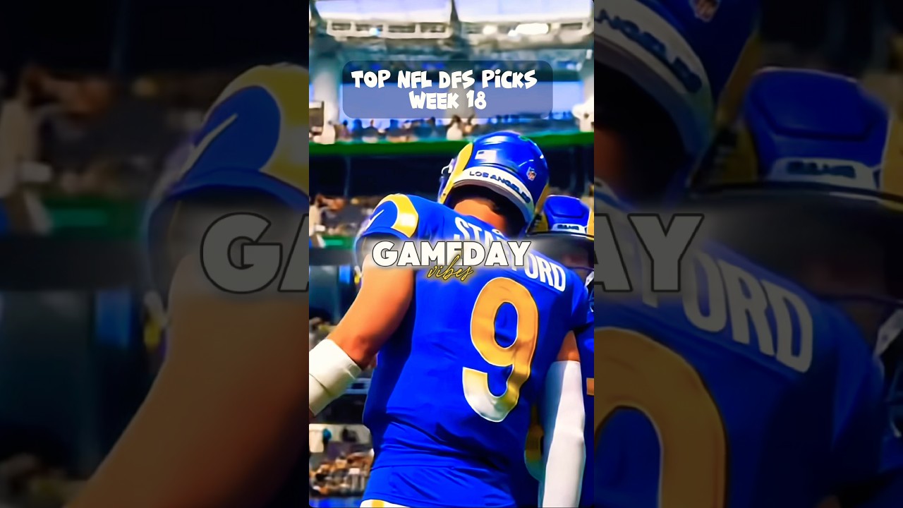 Top NFL DFS Picks Week 18 🏈