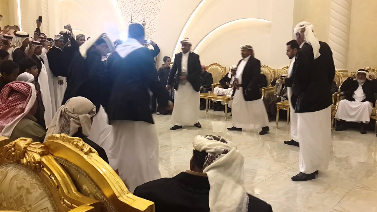 برع من التراث اليمنى فى عرس صادق علي نعمان  احمد المزحانى